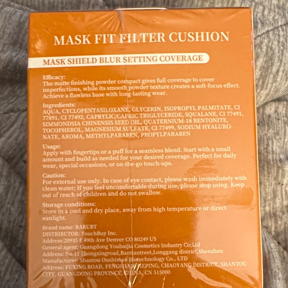 Mask Fit Filter Cushion